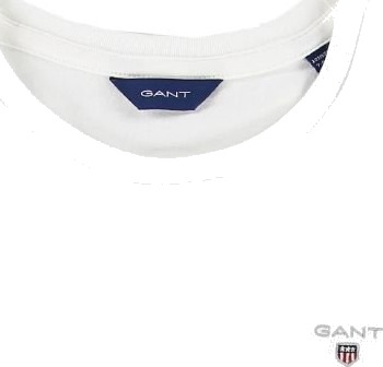 GANT T skjorte Original Montert Hvit GANT 7 8 år 122 128 T skjorte