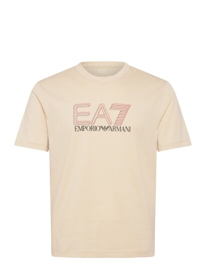 EA7 T Shirt Cream S
