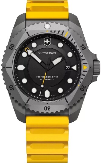 Victorinox Herreklokke 241992 Dive Pro Sort/Gummi Ø43 mm Victorinox Herreklokke 241992 Dive Pro Sort/Gummi Ø43 mm