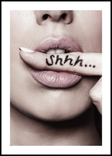 Shhh… Plakat Plakat / 70x100cm