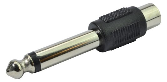 Cobra Rca Hunn Til 6,3 Mm Mono Jack-adapter Cobra Rca Hunn Til 6,3 Mm Mono Jack-adapter