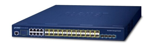 Planet Layer 3 16-Port 100/1000X Sfp, Håndtert, L3, 10G Ethernet (100/1000/10000), Full Tosidig, 1U