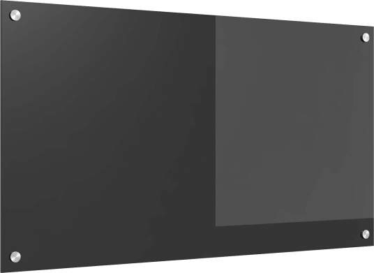 vidaXL Kjøkkenbakplate Mørke grå 90 x 50 x 0,6 cm herdet glass