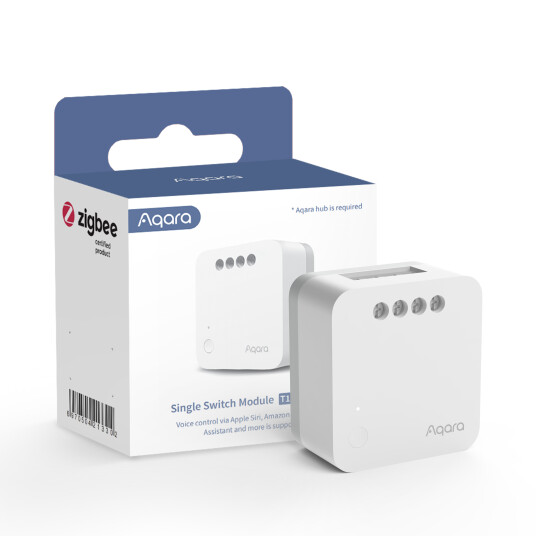 Aqara Single Switch Module T1 (No Neutral) - 94297 Aqara Single Switch Module T1 (No Neutral) - 94297