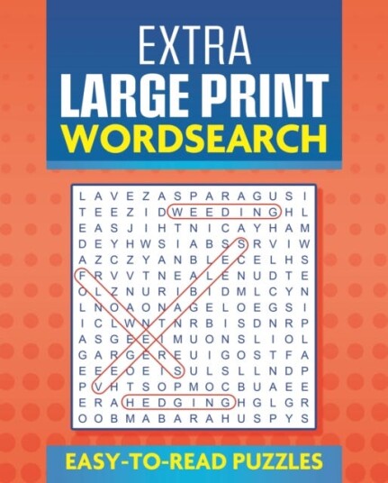 Extra Large Print Wordsearch  Easy to Read Puzzles