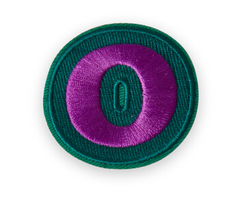 Letter Sticker Letter O
