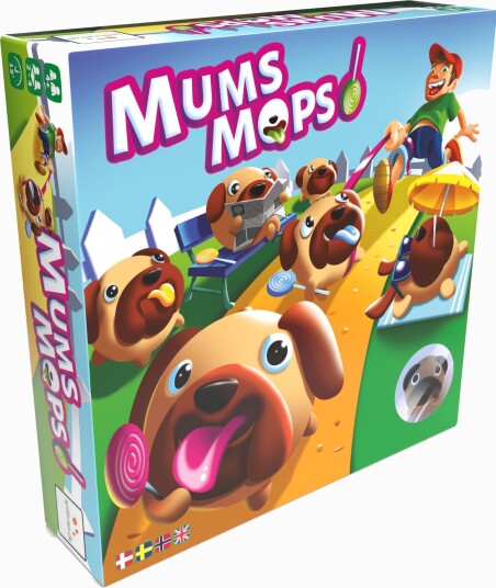 Mums Mops Barnespill for 2-4 Spillere, Norsk/Svensk/Dansk, 15 min Spilltid