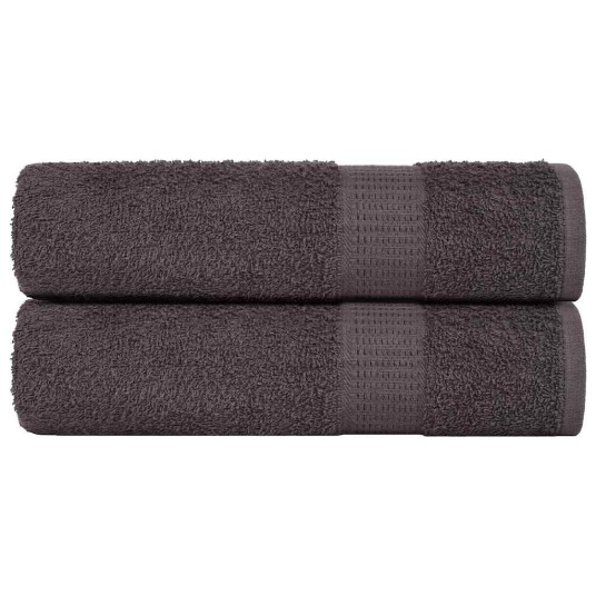 Håndklær FROGN 2 stk antrasitt 50x100 cm 360 gsm Håndklær FROGN 2 stk antrasitt 50x100 cm 360 gsm