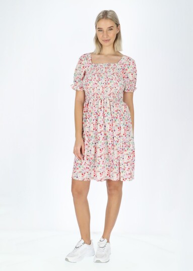 Seaside Miami Smock Dress W Multi Flower 38 Bestselger