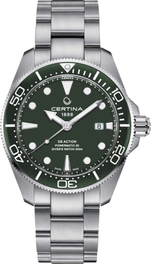Certina DS Action Diver Powermatic 80 C0326071109100 - Herre - 43 mm - Analog - Automatisk - Safirglass