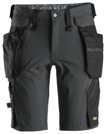 Snickers Workwear 6108 LiteWork Shorts grå, svart Grå, Svart, Klær