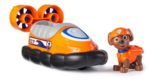 Paw Patrol Zuma Redningskjøretøy 2.0 med Luftputebåt og Figur Paw Patrol Zuma Redningskjøretøy 2.0 med Luftputebåt og Figur