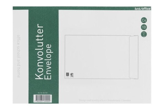 Kuverter C4p 90G Peel & Seal 229X324mm 10Stk/Pak Kuverter C4p 90G Peel & Seal 229X324mm 10Stk/Pak