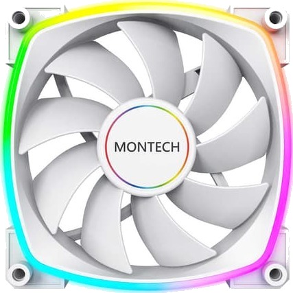 Montech AX140 140mm ARGB Vifte med Hvit Belysning