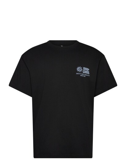 Rip Curl Pacific Rinse Glass Off Tee   Black   XL