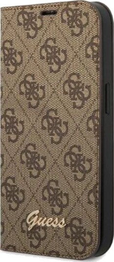 GUESS GUBKP14XHG4SHW iPhone 14 Pro Max 6.7 "brown / brown book 4G Vintage Gold Logo GUESS GUBKP14XHG4SHW iPhone 14 Pro Max 6.7 "brown / brown book 4G Vintage Gold Logo