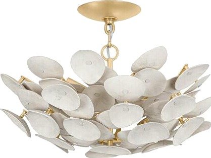 Hudson Valley Lighting Aimi taklampe vintage gull 356 21 VGL CE