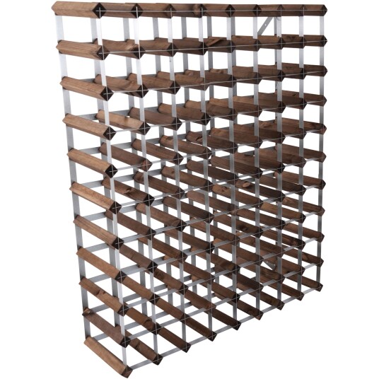 Traditional Wine Rack Vinstativ 90 flasker mørk eik Traditional Wine Rack Vinstativ 90 flasker mørk eik