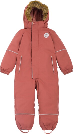 Viking Footwear Kids' Play Winter Playsuit Thermal Dark Pink 140 Viking Footwear Kids' Play Winter Playsuit Thermal Dark Pink 140