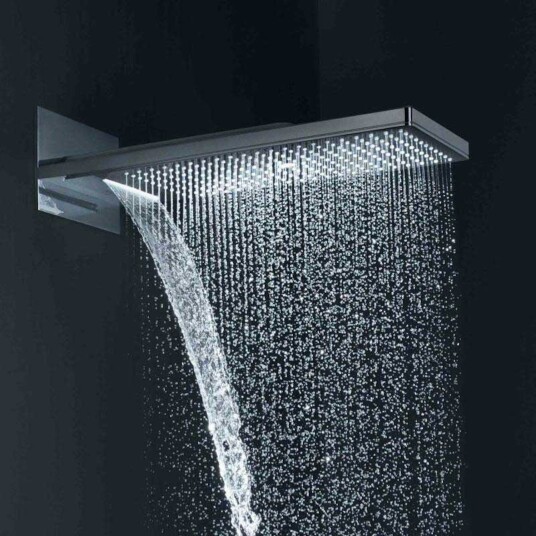 Axor 3jet Hodedusj, 250x580 mm Med 3 stråletyper, Krom