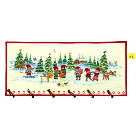 Permin Broderisett Kal alver i snø 40x95cm