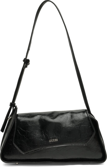 GUESS Xena Flap Shoulder Bag Black ONE SIZE GUESS Xena Flap Shoulder Bag Black ONE SIZE