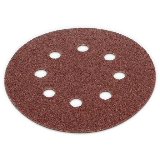 Sandpapir til Eksentersliper Ø125 mm - Korn 120, 5 stk