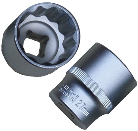 BATO Top kort 1/2" x 27mm. 12kt.