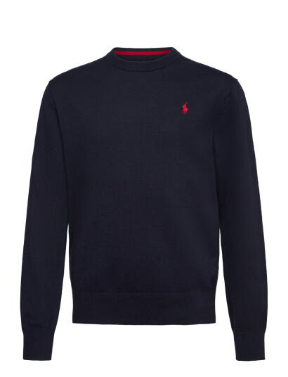 Ralph Lauren Kids Cotton Crewneck Sweater Navy 138 149