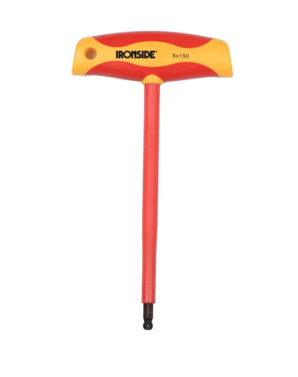 Ironside Sekskantnøkkel 1000V T-håndtak 4.0x150 mm 1000v T-Håndtak 2-k Ironside Sekskantnøkkel 1000V T-håndtak 4.0x150 mm 1000v T-Håndtak 2-k