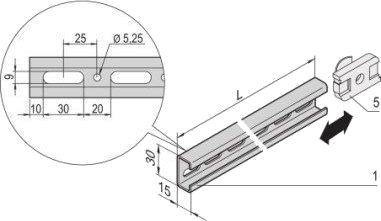 Schroff C Rail F.600W Skap 450L 4X Rack 22114455