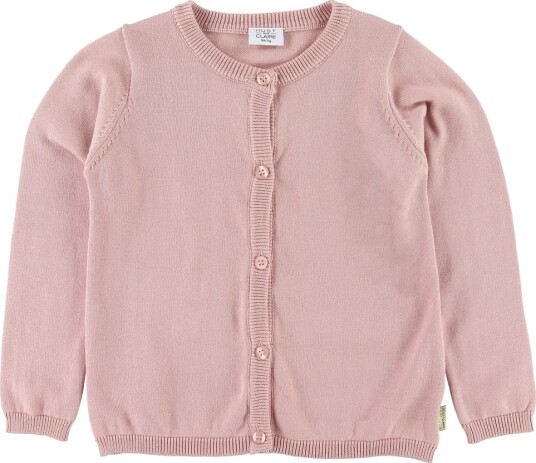 Hust and Claire Cardigan   Cara   Strikk   Støvet Roa   Hust and Claire   1½ år 86   Cardigan   Rosa