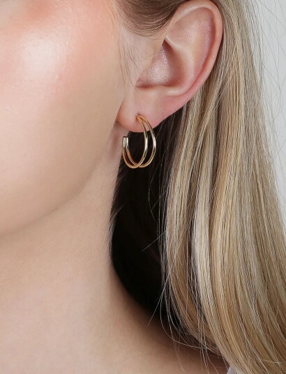 SNÖ of Sweden Lorrie Double Ear Plain G Onesize   Gold   ONE SIZE
