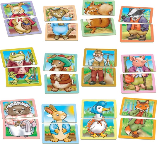 Orchard Toys Peter Rabbit Memo – Hoder og haler 18+mnd