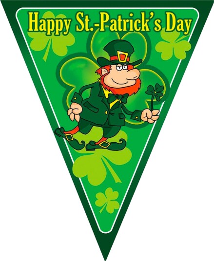 Espa Vimpelgirlander Happy St. Patrick's Day 5 m 84373 Espa Vimpelgirlander Happy St. Patrick's Day 5 m 84373