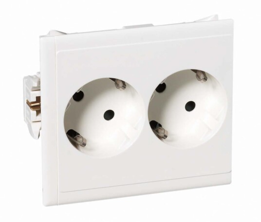 Schneider Electric 5940015 Slaveuttak 94 x 84 x 39 mm Hvit Installasjonsmaterial