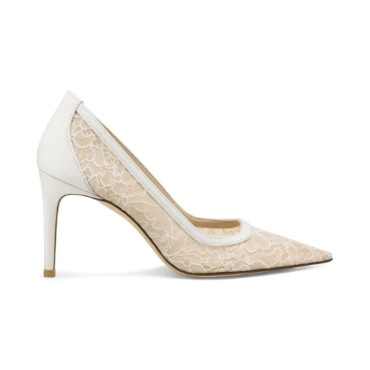 Stuart Weitzman Dame Sko Beige 39 EU,