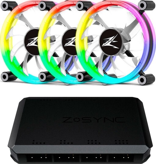 Zalman ZM-LF120A3 ARGB PC-vifte 120mm 1300 RPM 3-pakning