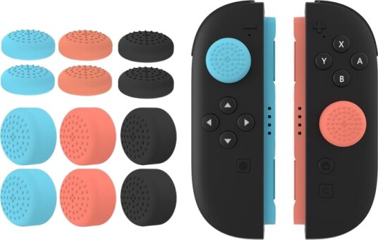 Tommelfingergrep Nintendo Switch 2 12-pakning