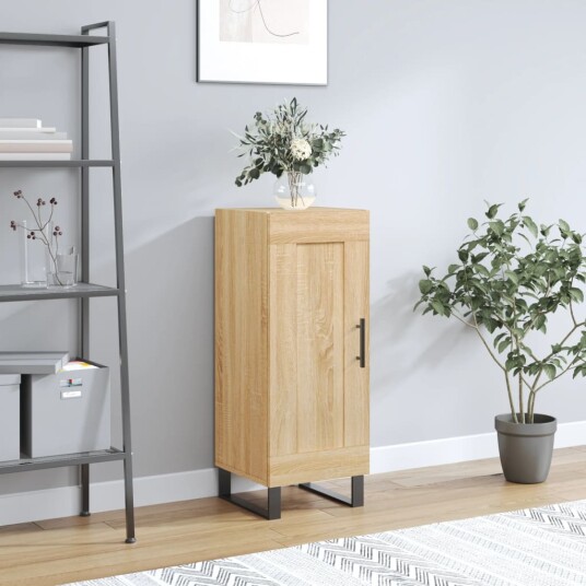 Skjenk sonoma eik 34,5x34x90 cm konstruert tre