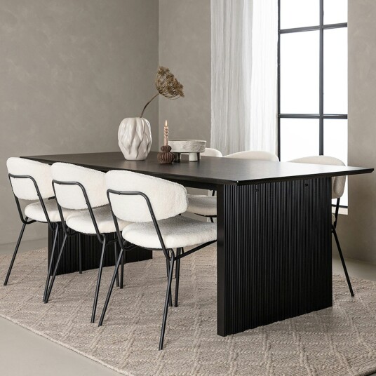 Venture Home Spisegruppe Venture Home Vail med 6 Chico Stoler GR22964