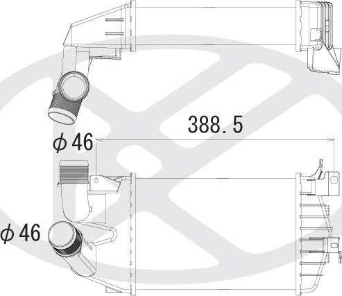KOYORAD IA460143 Intercooler