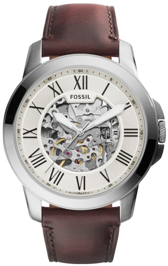 Fossil Herreklokke ME3099 Grant Beige/Lær Ø45 mm Fossil Herreklokke ME3099 Grant Beige/Lær Ø45 mm
