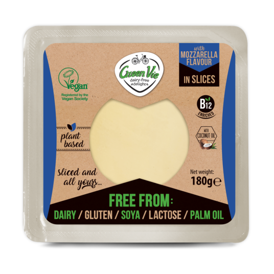 Greenvie Mozzarella Skivet 180gr Greenvie Mozzarella Skivet 180gr