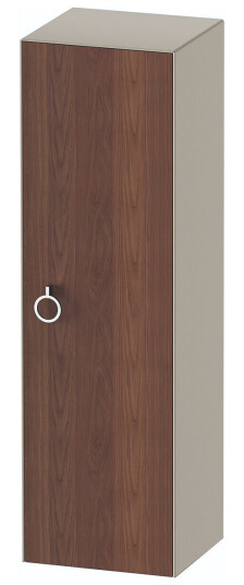 Duravit White Tulip Halvhøyskap 40x36x132 cm Valnøtt/Taupe Matt