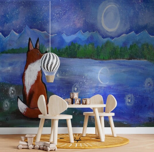 Tapet   Fox Moon Lake