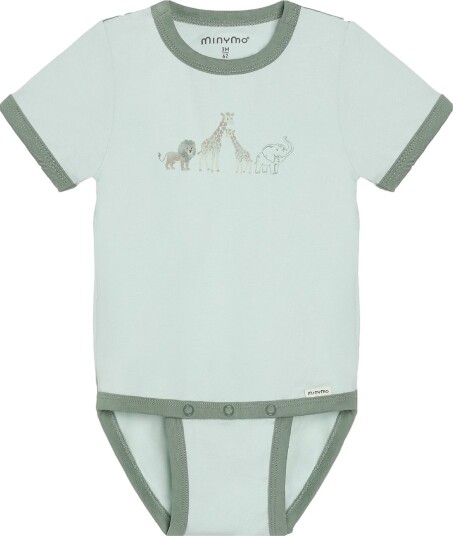 Minymo Body k/e Sprout Green 68 Kortermet body Grønn 62 Minymo Body k/e Sprout Green 68 Kortermet body Grønn 62
