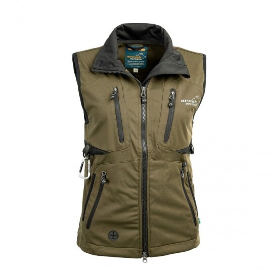Arrak Outdoor Softshellvest Acadia W Olive XS