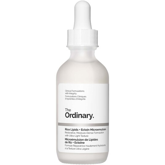 The Ordinary Rice Lipids + Ectoin Microemulsion 60 ml Ansiktskrem for Fuktighet og Stråle The Ordinary Rice Lipids + Ectoin Microemulsion 60 ml Ansiktskrem for Fuktighet og Stråle