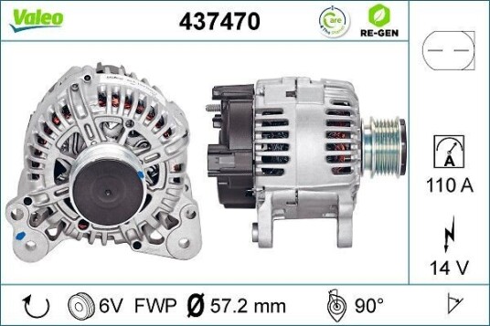 Dynamo VALEO 437470 Dynamo VALEO 437470